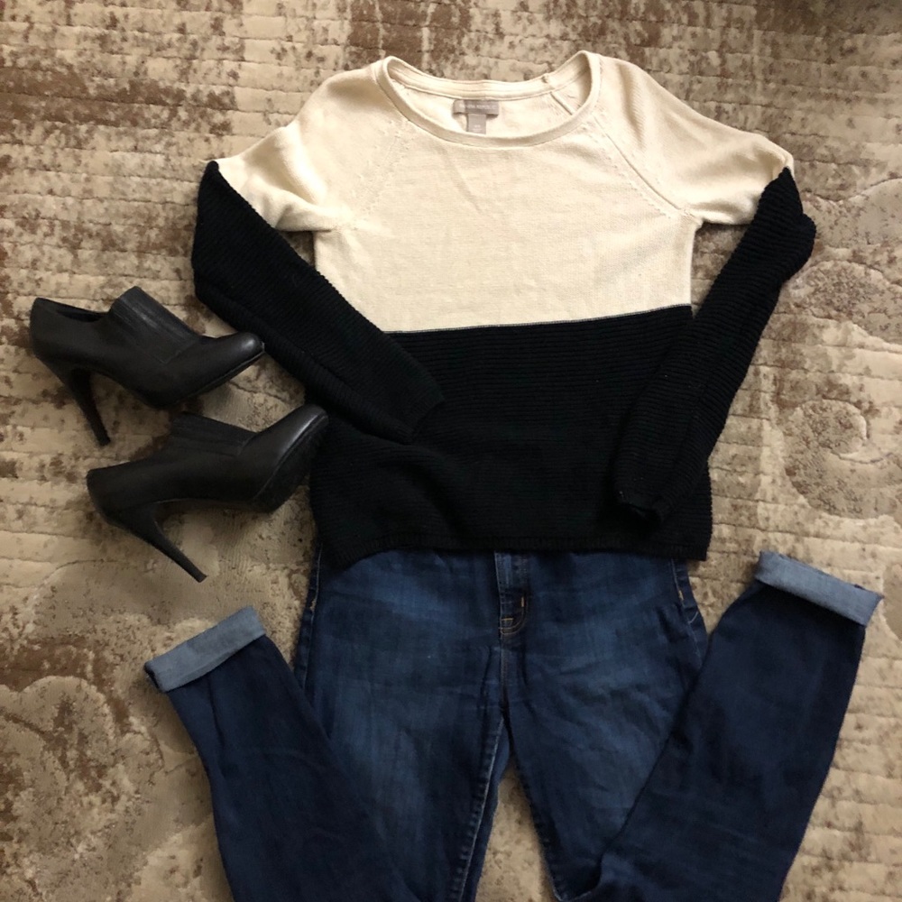 Banana Republic Color Block Sweater